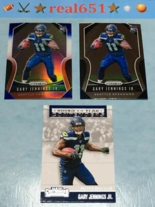 2019 Prizm Red-White-Blue #355 GARY JENNINGS Rookie Prizms | Lot x 3 RC Seattle - Picture 1 of 8