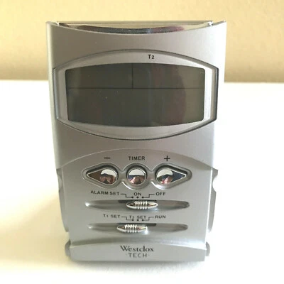 Westclox Digital Quartz Snooze Folding Travel Alarm Clock - Image 1 of 4