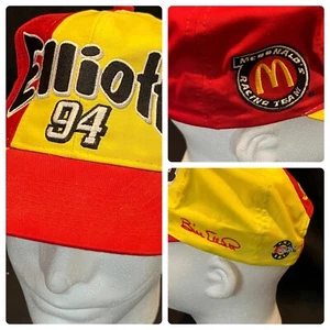 Vintage 1995 Bill Elliott #94 McDonald's Racing Team Hat Snapback Cap NASCAR AJD - Picture 1 of 7
