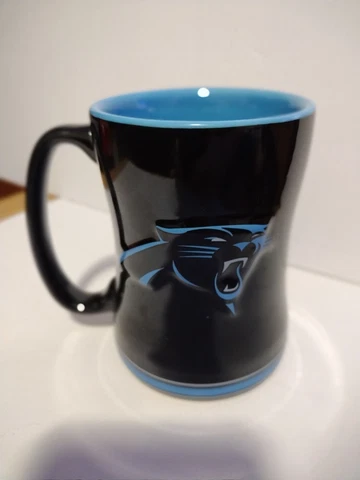 BOELTER BRANDS NFL 140Z CERAMIC MUG- CAROLINA PANTHERS Cover