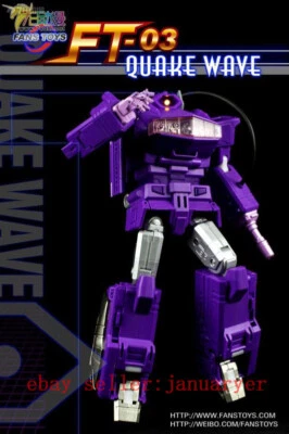 Perfect New Fanstoys Ft-03 Shockwave Ft03 Quakewave Transforming Action Figure - Image 1 of 4