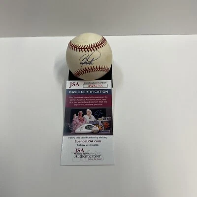Barry Larkin Autographed Signed Baseball Cincinnati Reds MLB JSA #AW67755 - Image 1 of 4