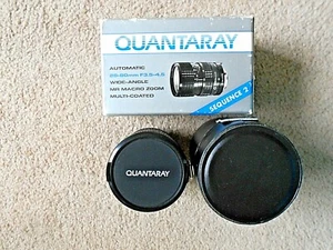 Quantaray Auto 28-80mm f3.5-4.5 Wide Angle MR Macro Zoom for Canon-AE in case - Picture 1 of 5