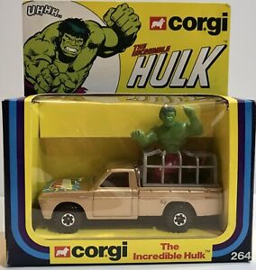 The Incredible Hulk Corgi  No. 264  Mazda Truck W/  Removable Grey Cage New/Rare