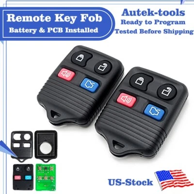 2 Keyless Entry Remote Control Car Key Fob Clicker Transmitter For Ford Explore - Image 1 of 4