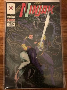 Ninjak #4 Valiant Comics May 1994 Mint with Upper Deck Valiant Era Mint Card - Picture 1 of 8