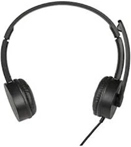 Evertek H801-BK-FB USB On-Ear Headset with Noise Canceling Microphone, Black - Picture 1 of 3