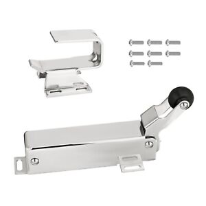 Hydraulic Cooler Door Closer with Adjustable Wide Hook Replacement, Flush1778