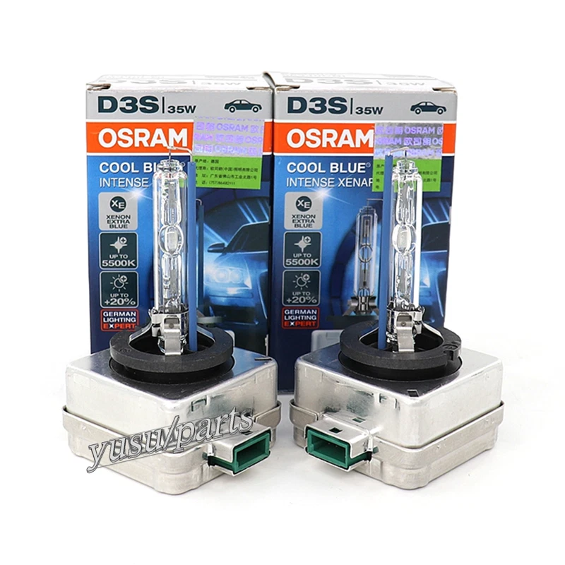 Genuine! 2x PAIR OSRAM D3S OEM 66340CBI  5500K HID XENON LIGHT BULB DOT Germany - Image 1 of 4