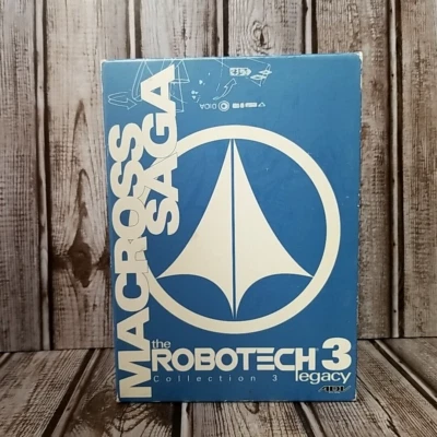 Robotech Legacy Vol. 3: Сага о Макроссе (DVD, 2001, 3-дисковый бокс-сет) быстрая доставка! - Изображение 1 из 4