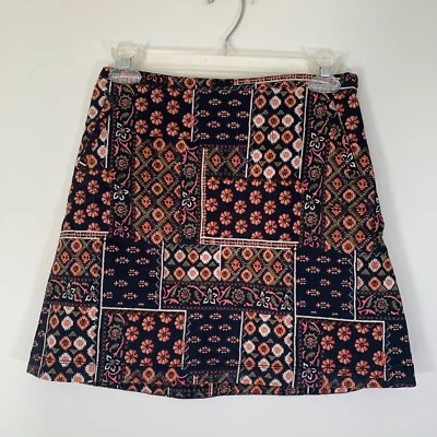 Hollister Skirt Juniors Size 1 Blue Floral Waist 26" Length 16” - Image 1 of 4