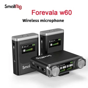 SmallRig Forevala W60 2.4G Wireless Lavalier Record Microphone System TX+TX+RX  - Picture 1 of 13