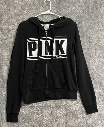 UNDERCOVER Felpa con cappuccio donna rosa Victorias Secret extra small nero casual