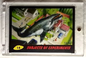 2017 Mars Attack's The Revenge Black Card 14 SUBJECTS OF EXPERIMENTS - Picture 1 of 2