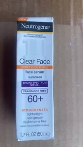 Neutrogena Clear Face Serum Sunscreen with Green Tea, SPF 60+(Pack of 2) - Picture 1 of 1