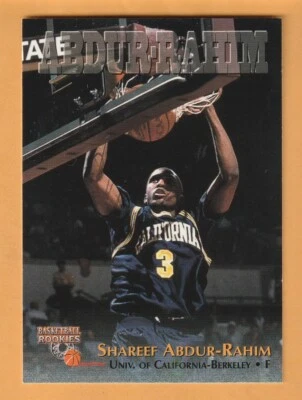 Shareef Abdur-Rahim California Golden Bears 1996 Score Board #4 9D - Image 1 of 2