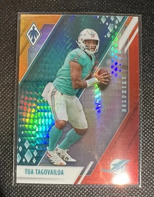 Tua Tagovailoa-2021 Phoenix Fire Burst #76 Dolphins - Image 1 of 2