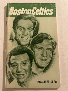 1973 74 BOSTON CELTICS Media Guide Yearbook HAVLICEK Jo Jo White Dave COWENS - Picture 1 of 7