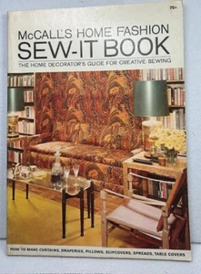 McCall's HOME FASHION SEW-IT BOOK 1965 Guided for Creative Sewing 112 pages Vtg - Imagen 1 de 6