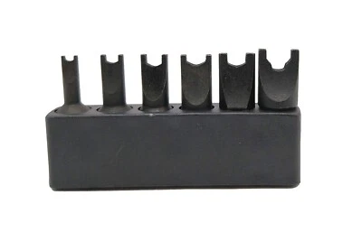 6 Piece multi-size DEWALT Spanner Bit Set, #4, 6, 8, 10, 12, 14 tips, 1/4 shank - Image 1 of 2