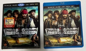 Pirates of the Caribbean: On Stranger Tides Blu-ray 3D/2D/DVD w/ Lenticular Slip - Picture 1 of 5