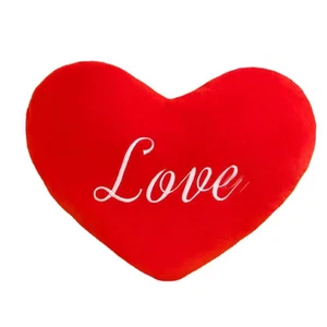 I Herzförmiges Plüsch Kissen Soft Home Deko Valentinstag Geschenk Kinder - Bild 1 von 14