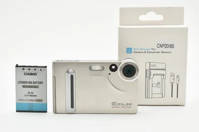 [Exc+5] CASIO EXILIM EX-S2 Silver Compact Digital Camera From JAPAN - Image 1 of 4