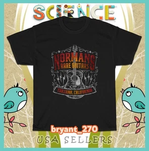 Brand New Normans Rare Guitars flattop Guitar Men's T-Shirt American Size Tees - Picture 1 of 32