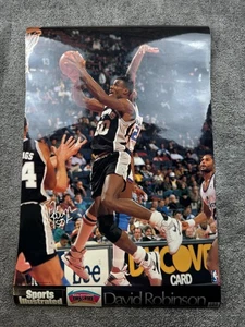 Vintage San Antonio Spurs Poster David Robinson NBA Basketball Large 1989 - Bild 1 von 15
