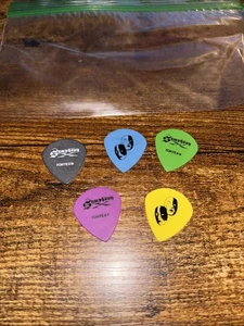 Symphony X - Juego oficial Dunlop Jazz Tortex de 5 selecciones Michael Romeo personalizado - Imagen 1 de 5