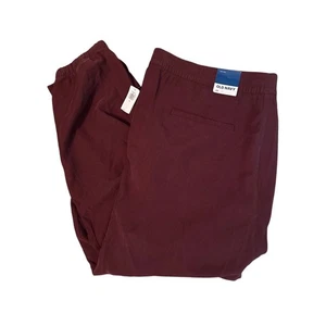 Caviglie elastiche rayon/viscosa bordeaux taglie forti nuove con etichette Old Navy taglia 4X - Foto 1 di 7