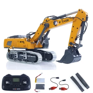 Deutscher Lager 1/50 RC Bagger K970 Elektrischer Hebegräber Licht Sound Batterie - Bild 1 von 12