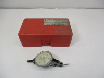 INTERAPID Dial Indicator # 312B - 1 x .0005" x .078" Probe 312, 312B-1 Case VGC - Image 1 of 4