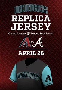 AZ Dback’s Teal / Black Replica Jersey. Size XTRA LARGE - Picture 1 of 4