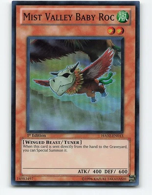 Mist Valley Baby Roc #HA02-EN013 Foil 1st Edition Yugioh Card - Image 1 of 2