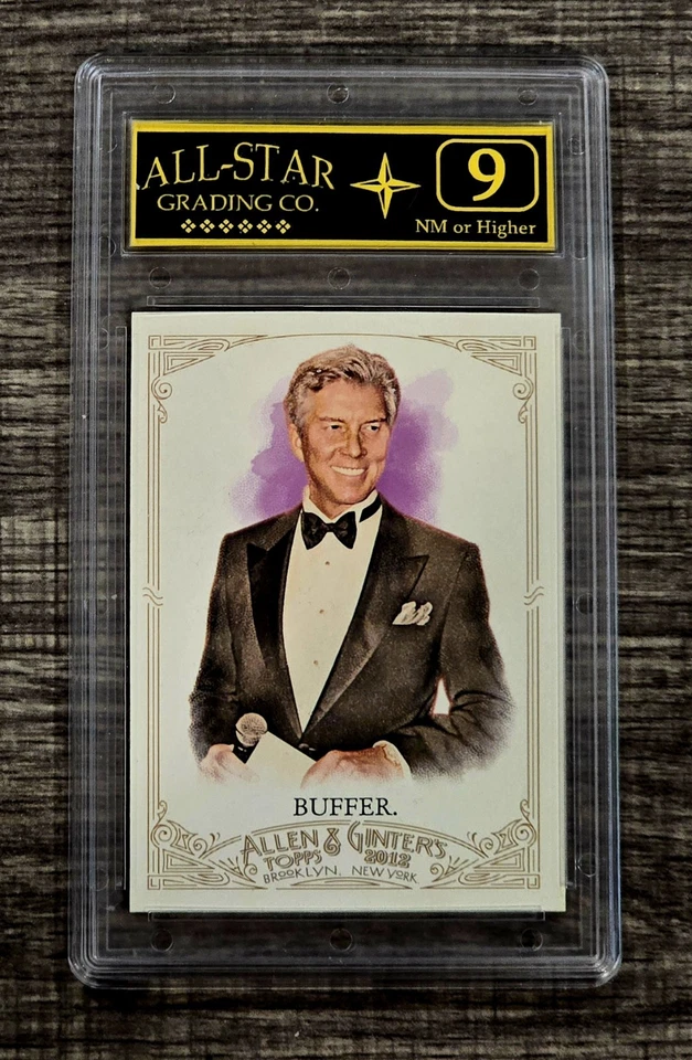 Michael Buffer 2012 TOPPS ALLEN & GINTER #314 BOXING ANNOUNCER GRADED ASG NM 9 - Image 1 of 1