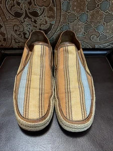 Cole Haan Mens Multi Colored Round Toe Slip On Loafer Flat Shoes Size 10M - Picture 1 of 4