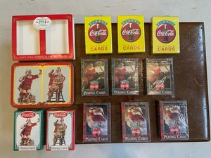 (Brand New) Coca-Cola 94’/97’ Nostalgia Playing Cards, 11 Sealed Decks, VTG - Picture 1 of 7