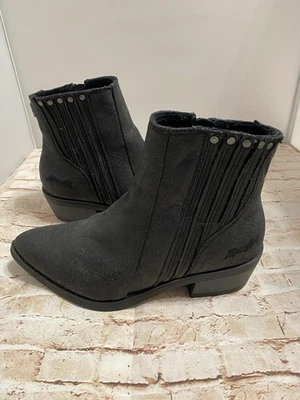 7.5 Blowfish Botines Veganos Negros con Detalle Tachonado Foto 1 de 4