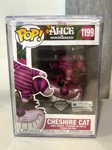 Cheshire Cat #1199 - Exclusive LE 4000 Diamond Ed Disney Funko Pop w/ Protector - Picture 1 of 7