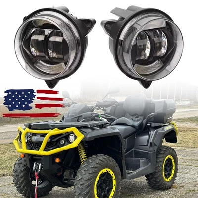 LED Headlight Low Beam DRL For Can-Am Outlander 500 650 800 850 1000 STD XT XT-P - Image 1 of 4