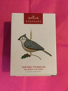 Hallmark Keepsake Ornament 2022 Tufted Titmouse Beauty of Birds 18th #18 Neu - Bild 1 von 1