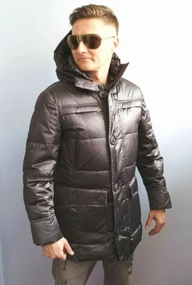 Chaqueta acolchada de invierno de plumón de ganso Peuterey para hombre talla grande Foto 1 de 4