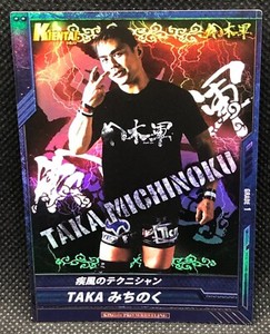 Taka Michinoku King of Pro Wrestling Holo Card Bushiroad 2014 Japan F/S9