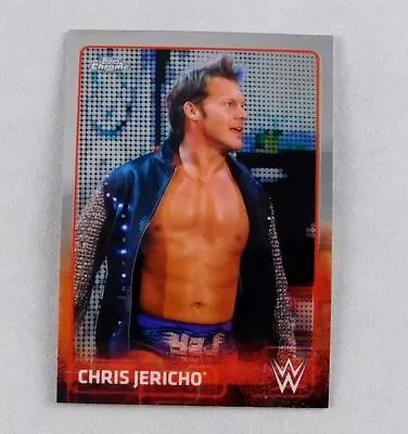 Chris Jericho WWE Wrestling Trading Card WWF Topps Raw Chrome Series #15 - Image 1 of 4