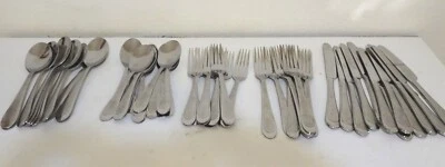 Cubiertos de acero inoxidable Cambridge 54 piezas Clarity-Sand Foto 1 de 4