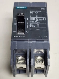 Siemens BQD230 2 polig 30 AMP Typ BQD Leistungsschalter - Bild 1 von 4