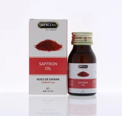 SWERA Hemani Saffron Oil - 100% Natural Herbal Cold Pressed Essential Oil