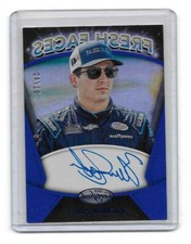 2018 Certified Racing NASCAR Fresh Faces Signatures BLUE Brennan Poole 1/49