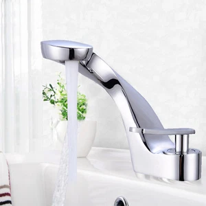 Waschtisch Armatur Wasserhahn Bad Gäste WC Mischbatterie Waschbecken Badezimmer - Bild 1 von 12